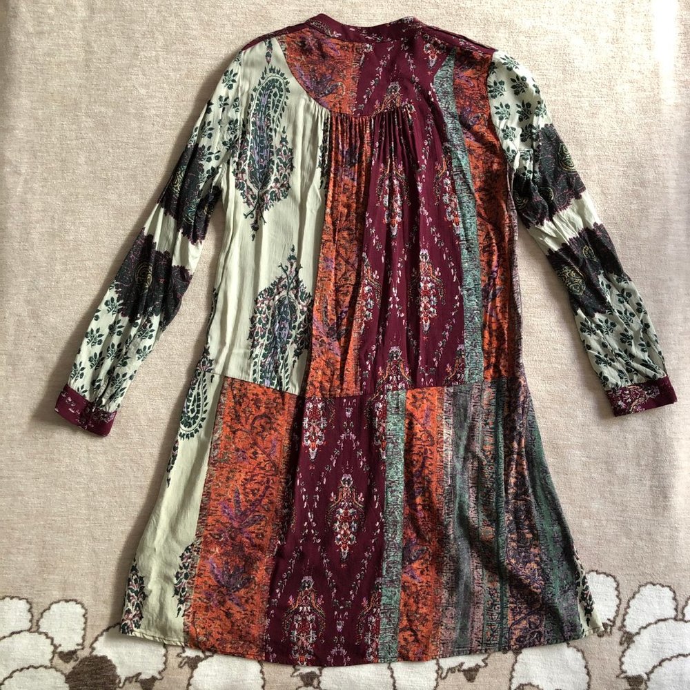 Anthropologie Tiny Patchwork Print Shirtdress - image 4